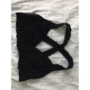 Aerie Black Lace Bralette